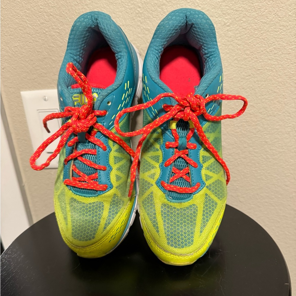 FILA neon sneakers-7 1/2